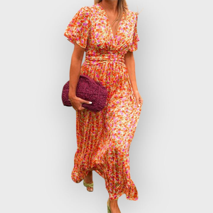 Louise - Maxi Dress with V-Neck