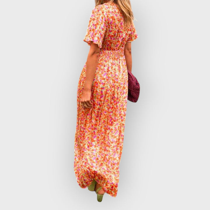 Louise - Maxi Dress with V-Neck