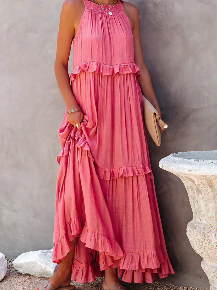 Pearl™ Ruffle Breeze Maxi Dress