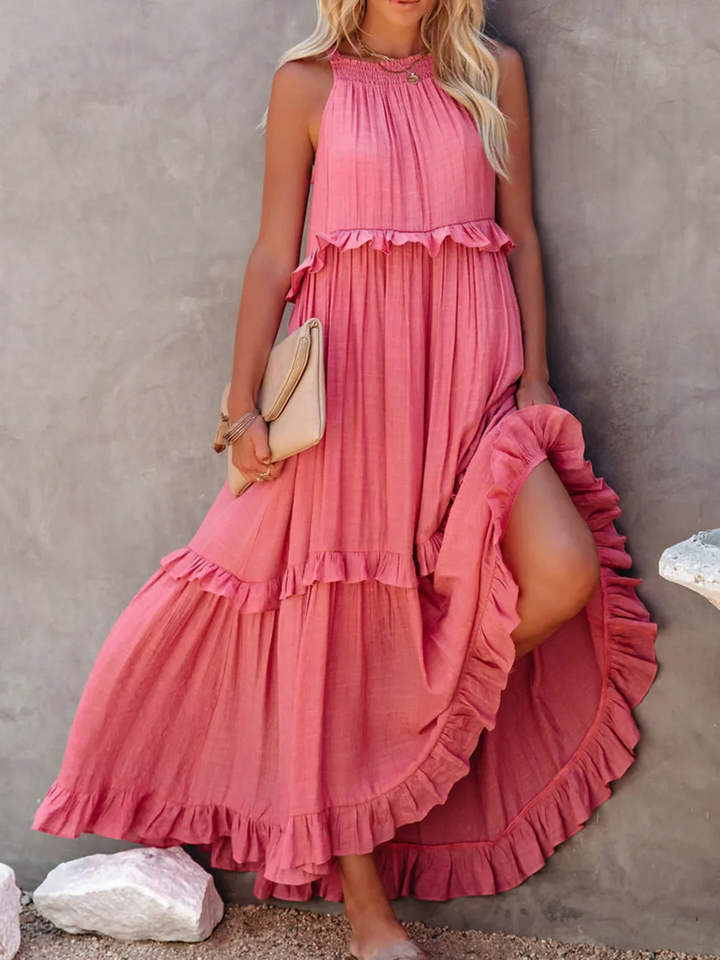 Pearl™ Ruffle Breeze Maxi Dress