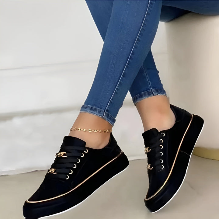 Avery™ Orthopedic Chain Accent Sneakers