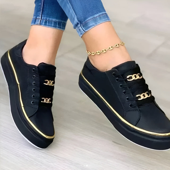 Avery™ Orthopedic Chain Accent Sneakers