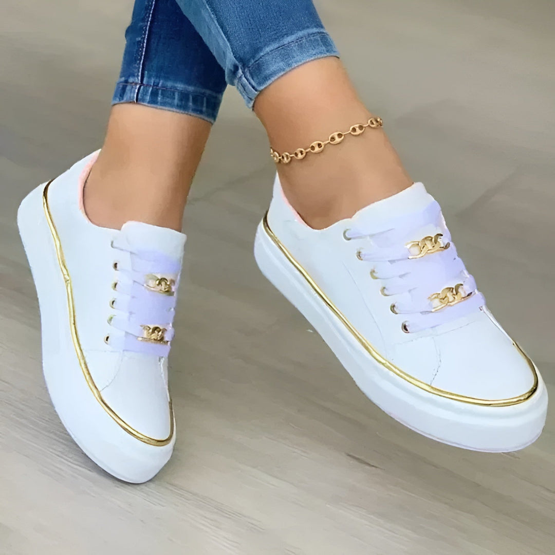 Avery™ Orthopedic Chain Accent Sneakers