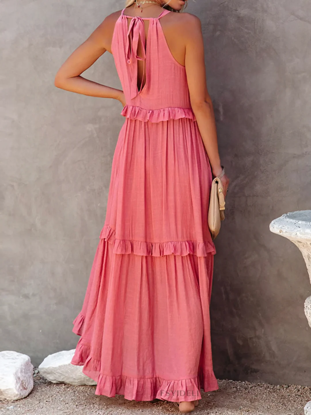 Pearl™ Ruffle Breeze Maxi Dress
