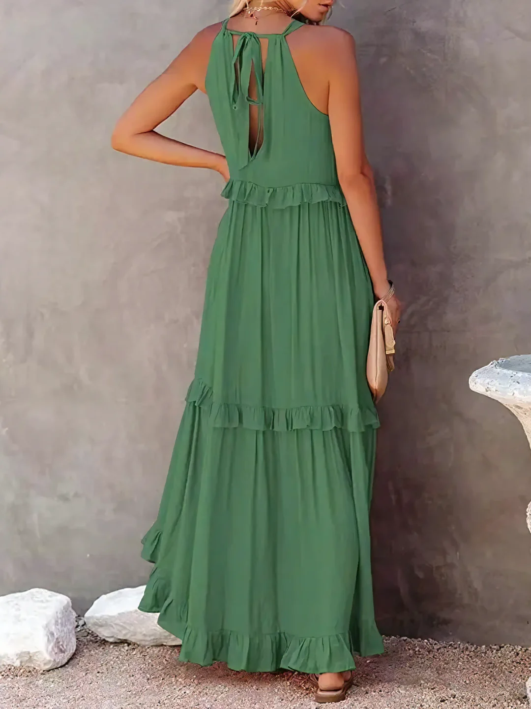 Pearl™ Ruffle Breeze Maxi Dress