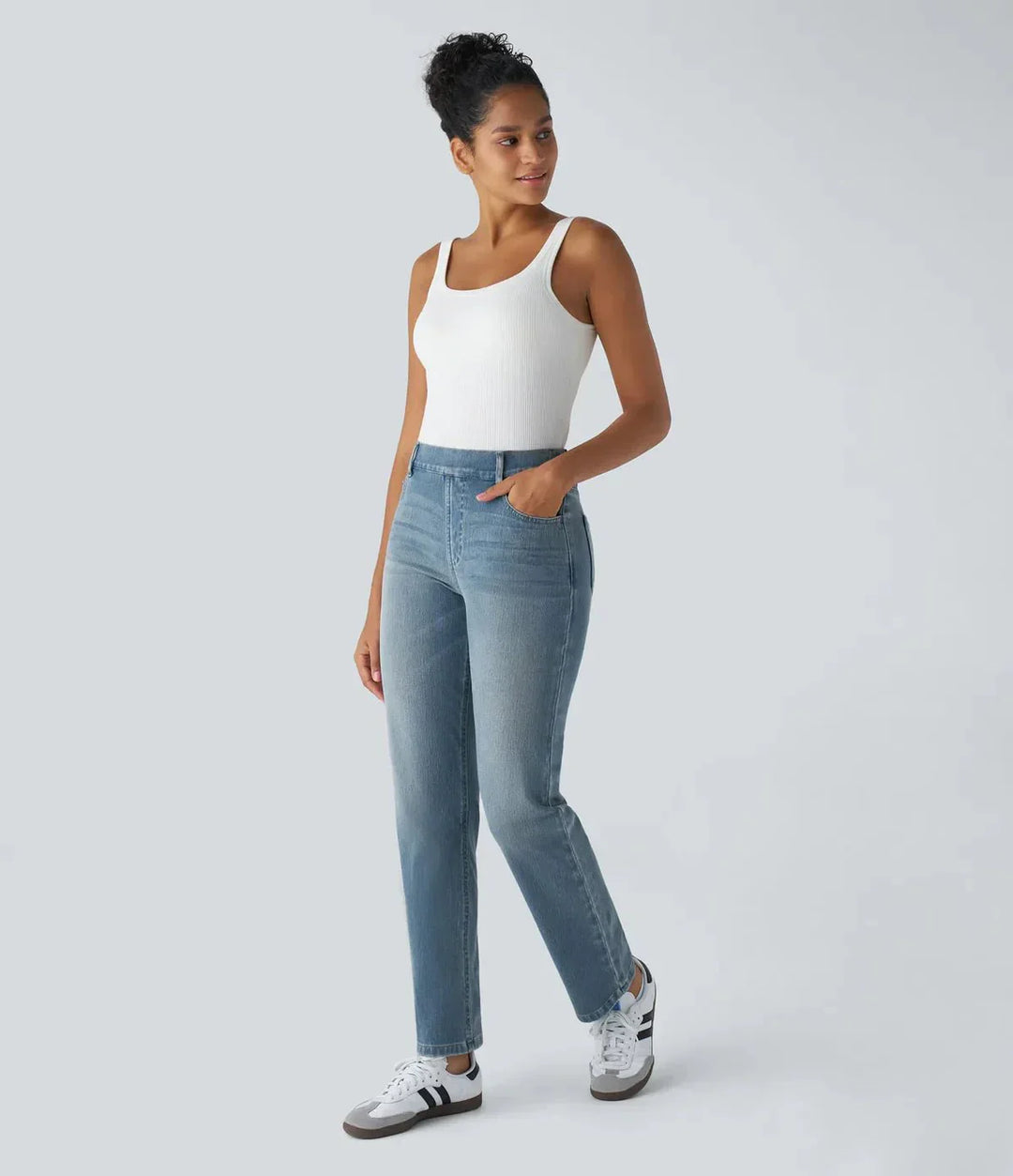 Lexa - Elastic and Comfortable High-Waisted Pants