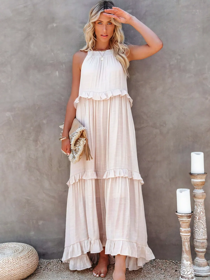 Pearl™ Ruffle Breeze Maxi Dress