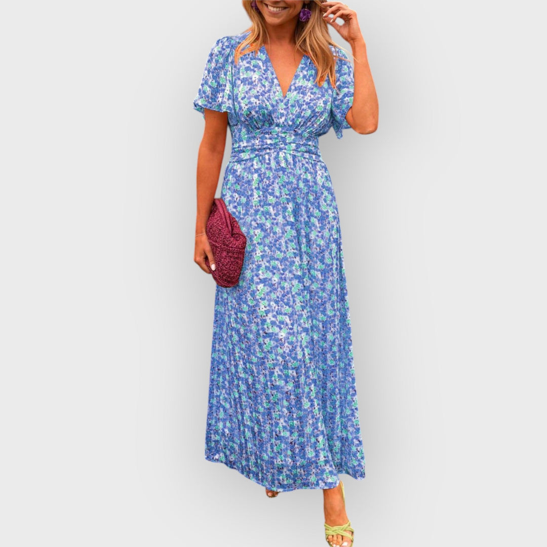 Louise - Maxi Dress with V-Neck